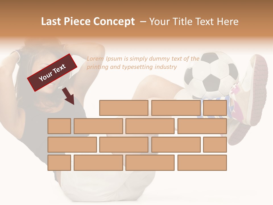 Active Healthcare Posing PowerPoint Template