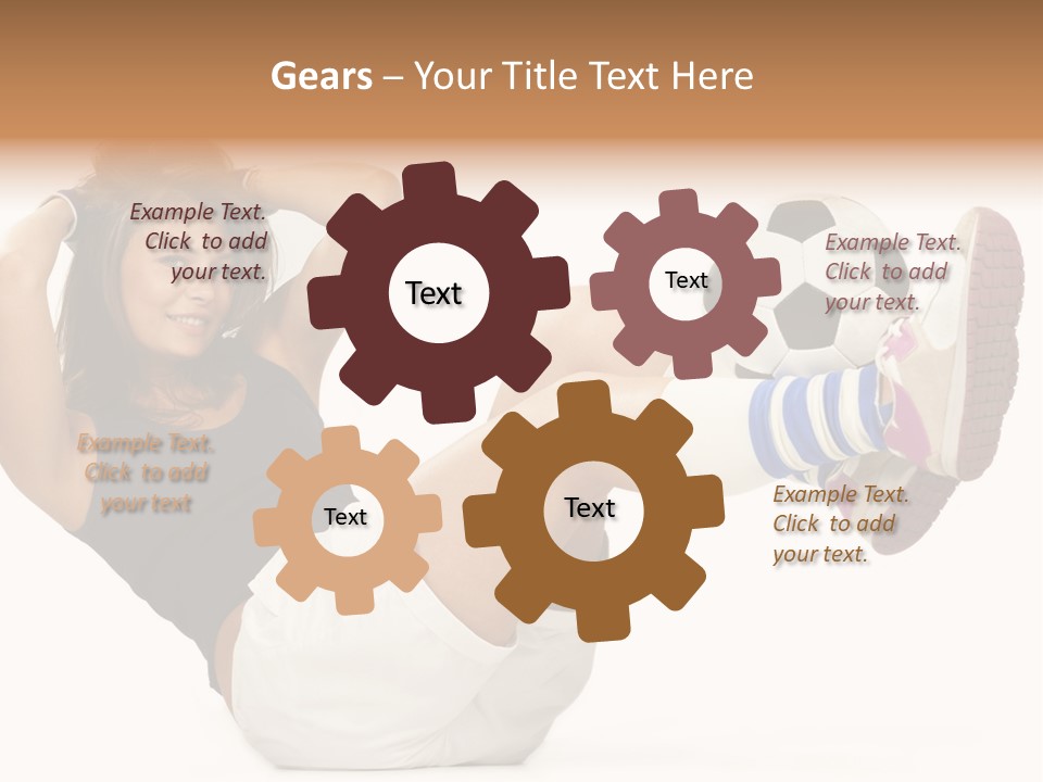 Active Healthcare Posing PowerPoint Template