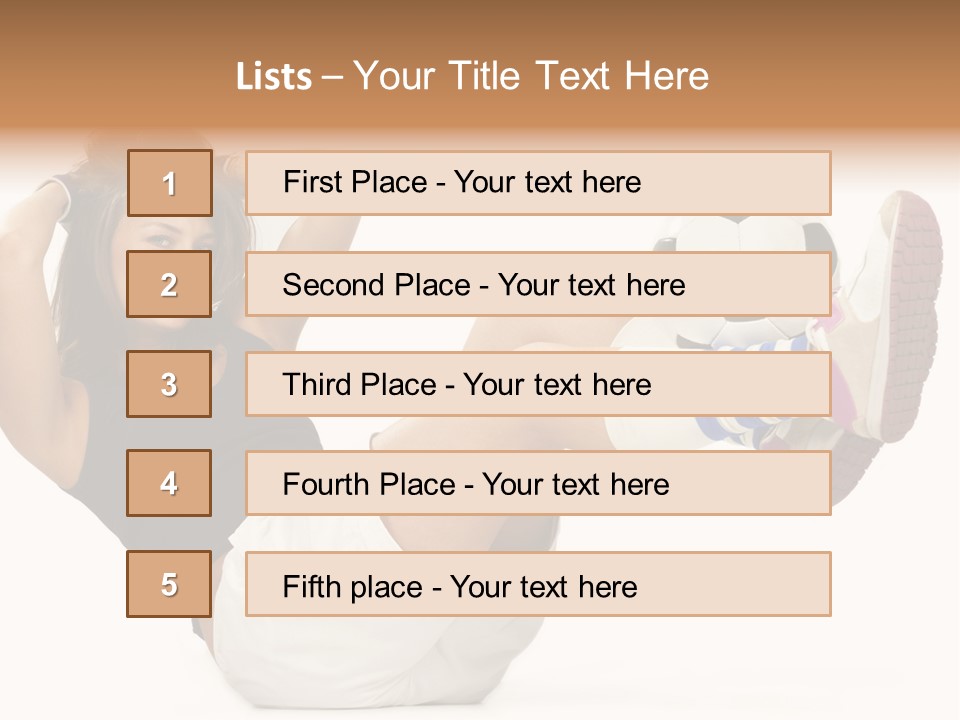 Active Healthcare Posing PowerPoint Template