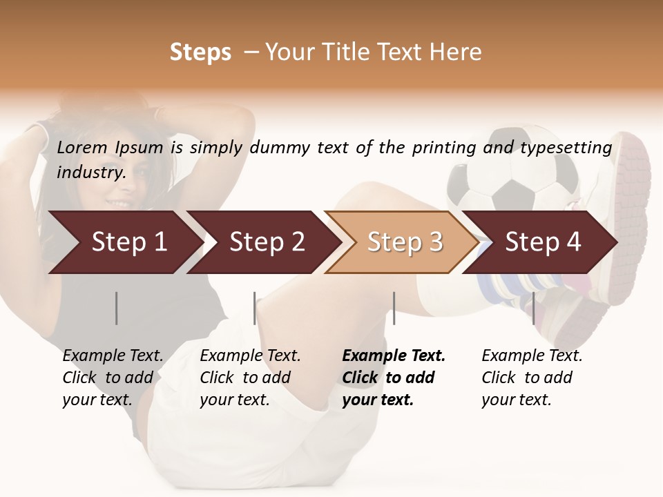 Active Healthcare Posing PowerPoint Template
