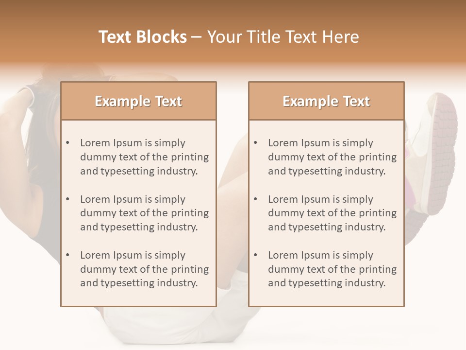 Active Healthcare Posing PowerPoint Template