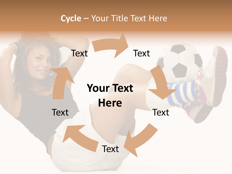 Active Healthcare Posing PowerPoint Template