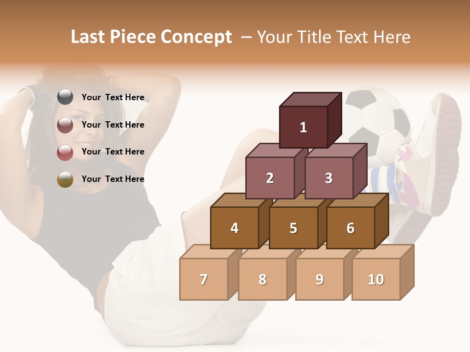 Active Healthcare Posing PowerPoint Template