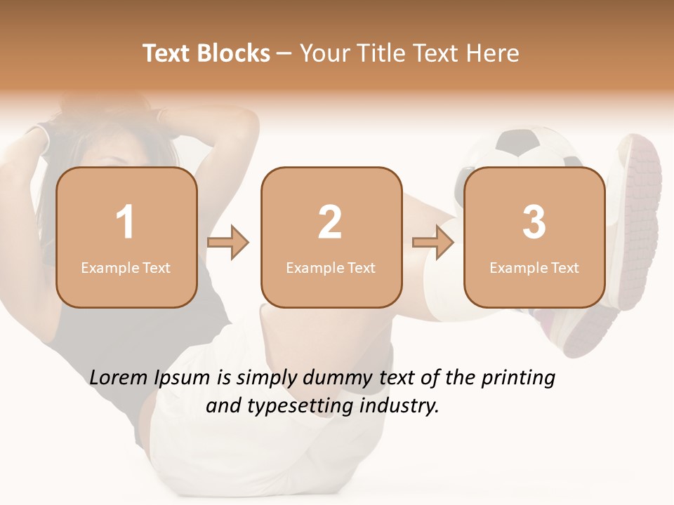 Active Healthcare Posing PowerPoint Template