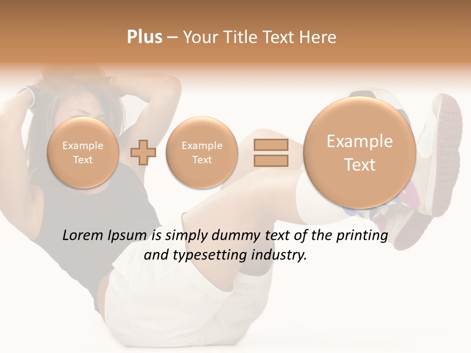 Active Healthcare Posing PowerPoint Template