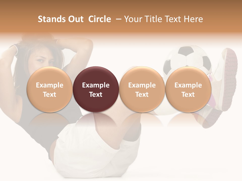 Active Healthcare Posing PowerPoint Template