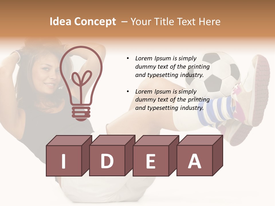 Active Healthcare Posing PowerPoint Template