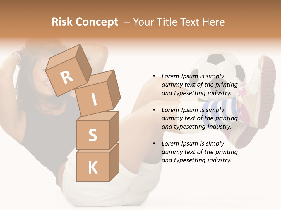 Active Healthcare Posing PowerPoint Template