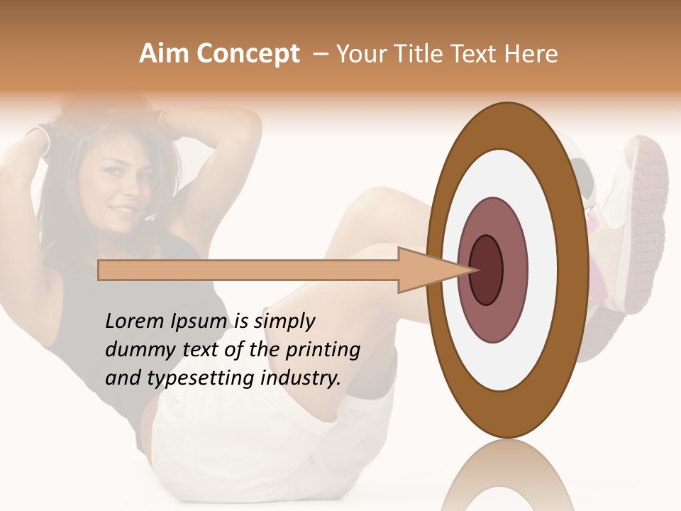 Active Healthcare Posing PowerPoint Template