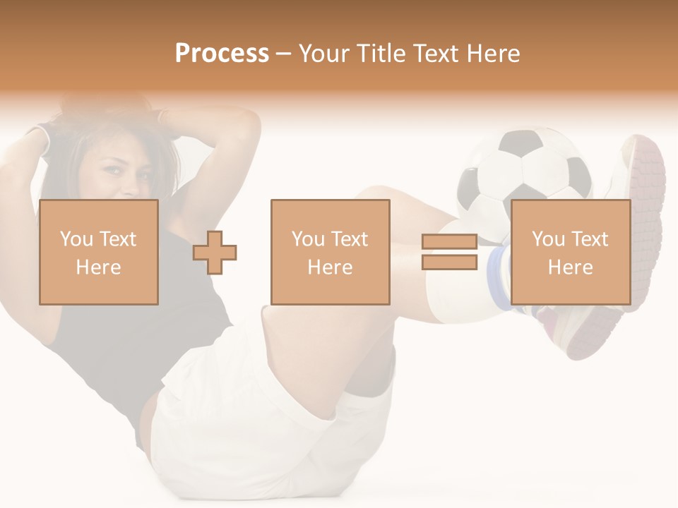 Active Healthcare Posing PowerPoint Template
