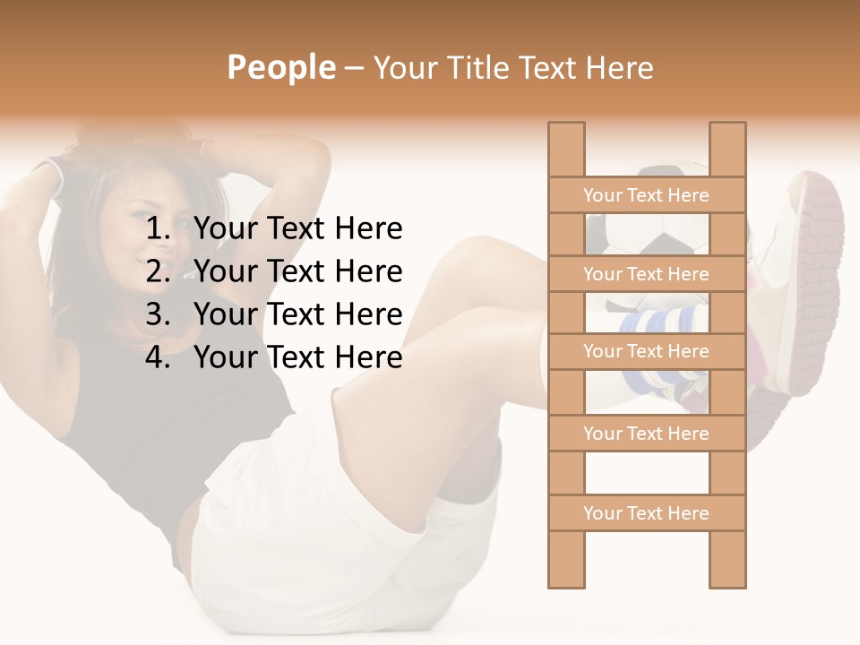 Active Healthcare Posing PowerPoint Template