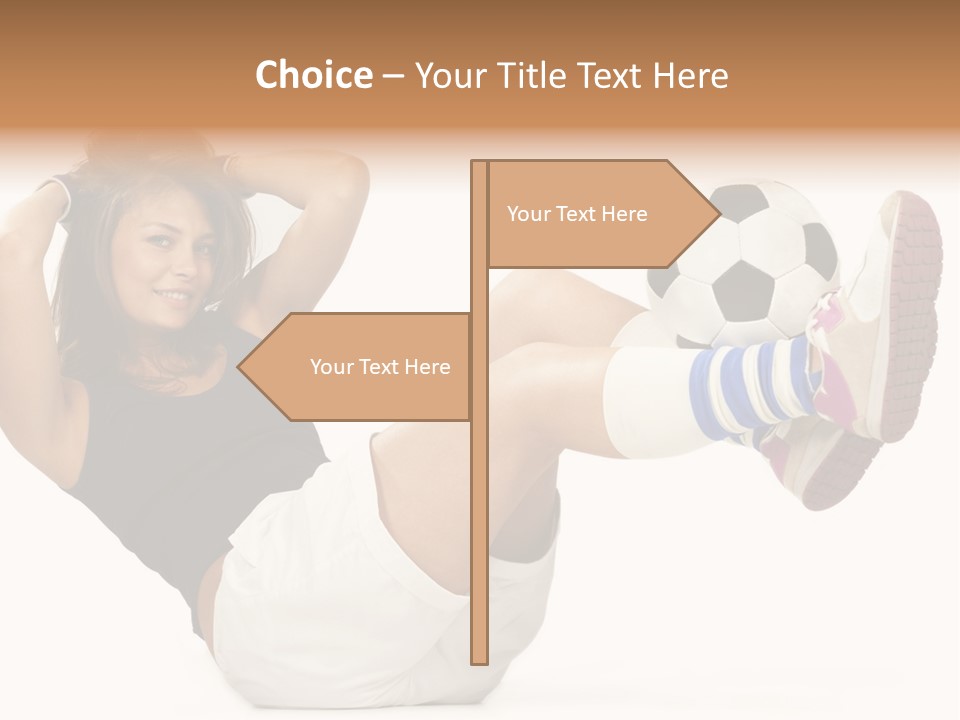 Active Healthcare Posing PowerPoint Template