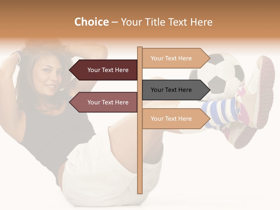 Active Healthcare Posing PowerPoint Template