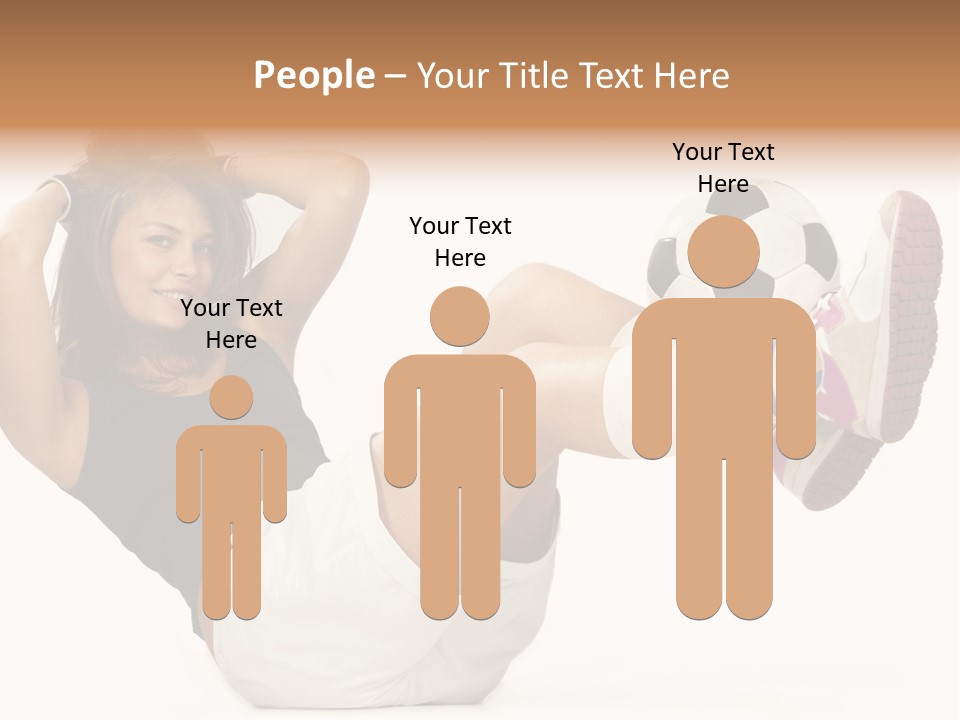 Active Healthcare Posing PowerPoint Template