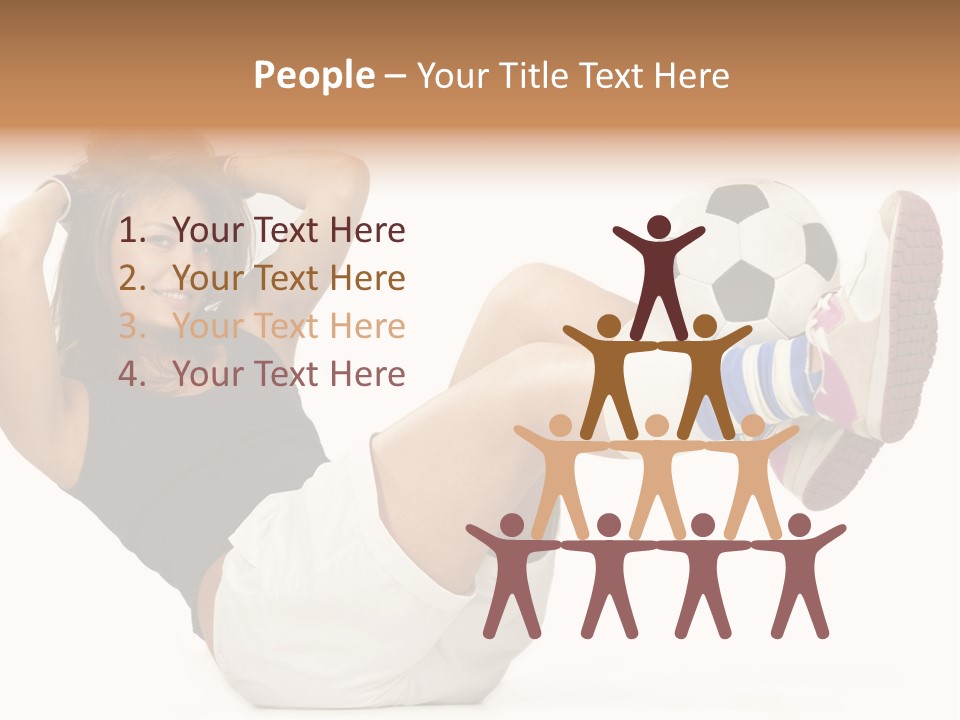 Active Healthcare Posing PowerPoint Template