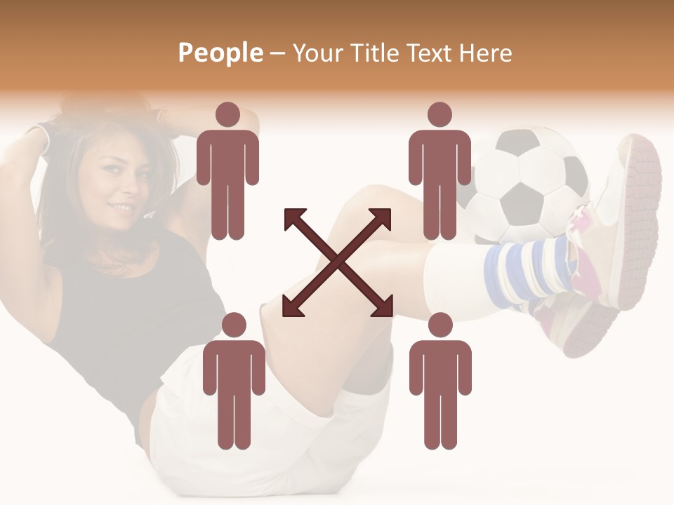 Active Healthcare Posing PowerPoint Template