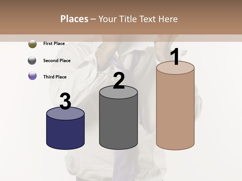 Blank Unkempt Man PowerPoint Template