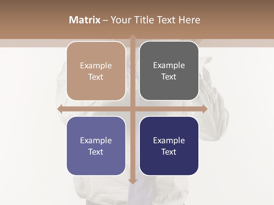 Blank Unkempt Man PowerPoint Template