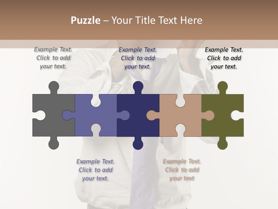 Blank Unkempt Man PowerPoint Template