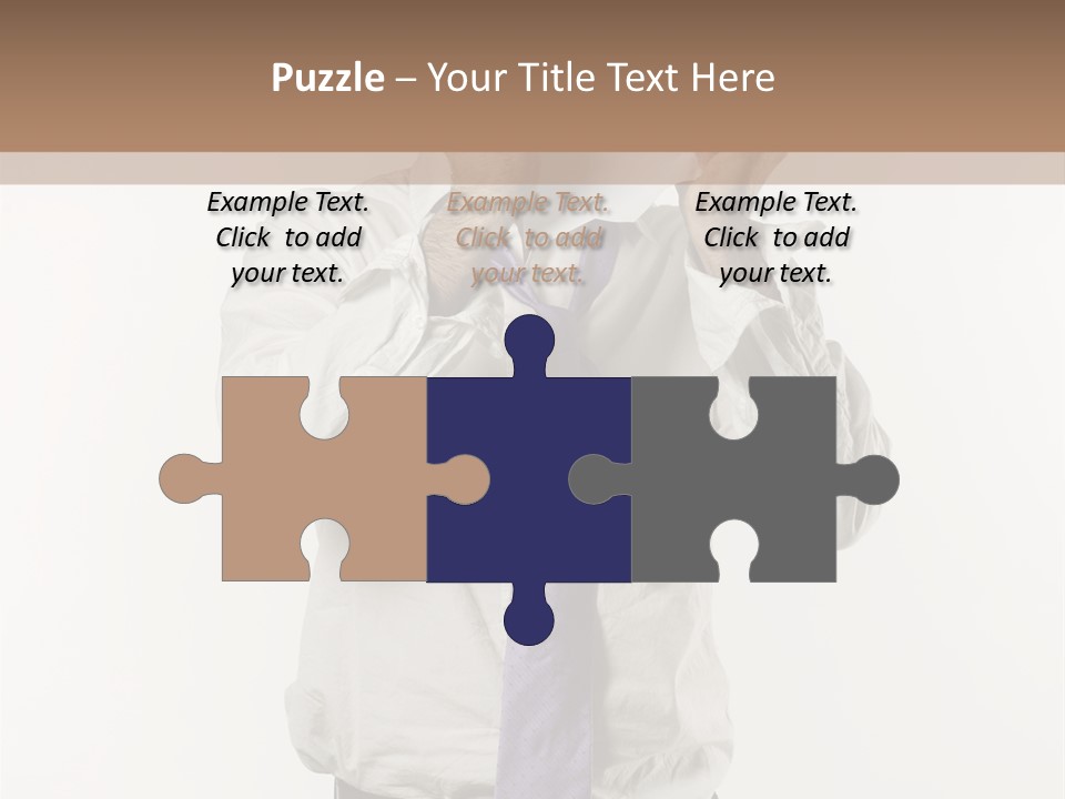 Blank Unkempt Man PowerPoint Template