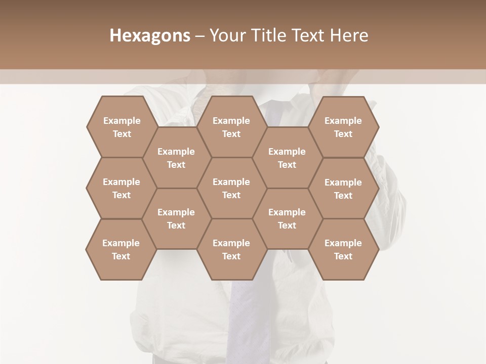 Blank Unkempt Man PowerPoint Template