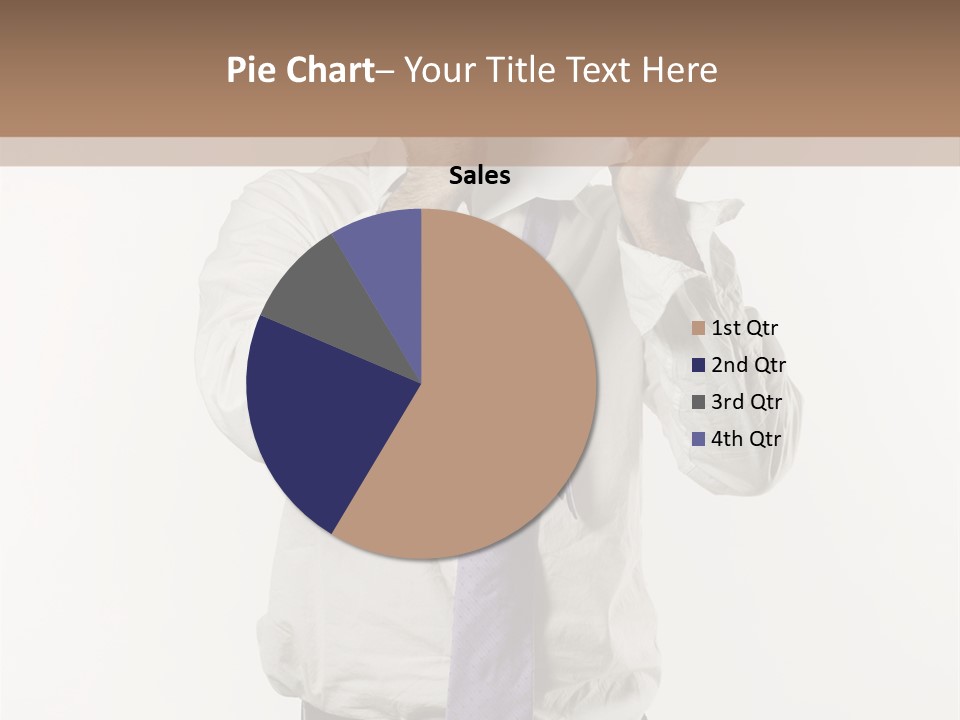 Blank Unkempt Man PowerPoint Template