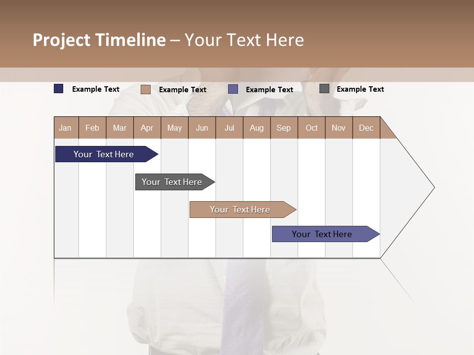 Blank Unkempt Man PowerPoint Template