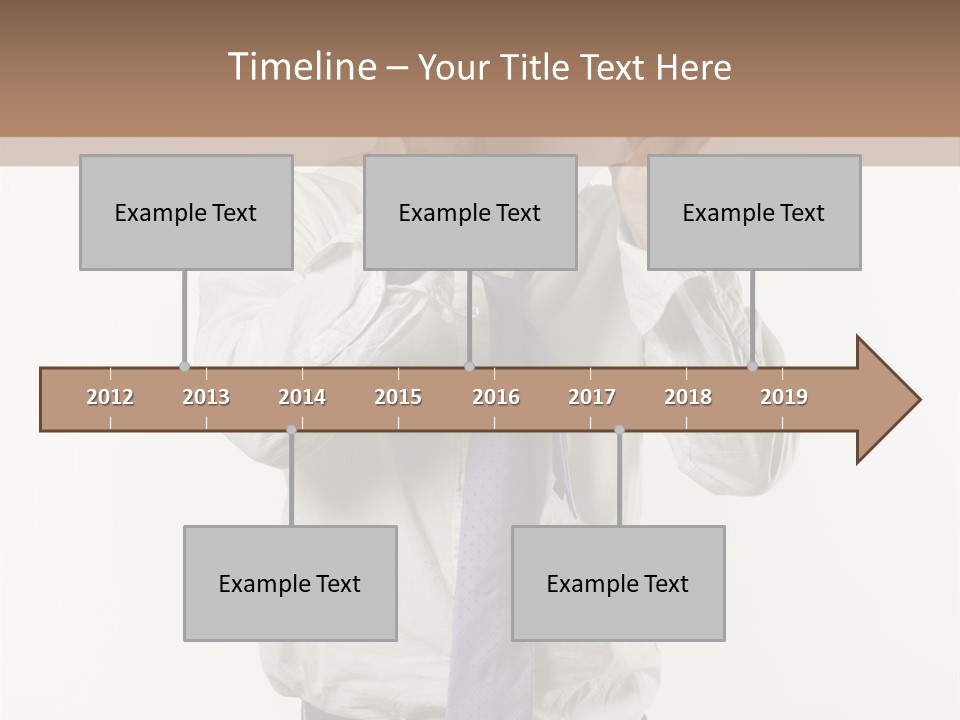 Blank Unkempt Man PowerPoint Template