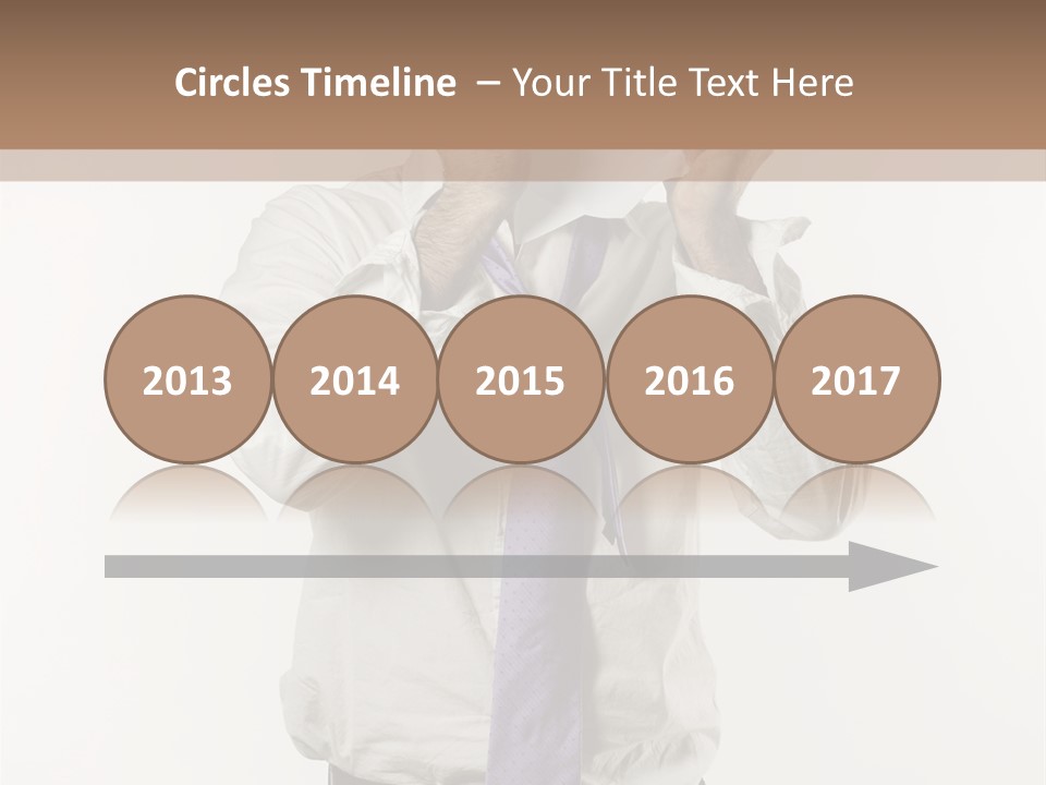 Blank Unkempt Man PowerPoint Template