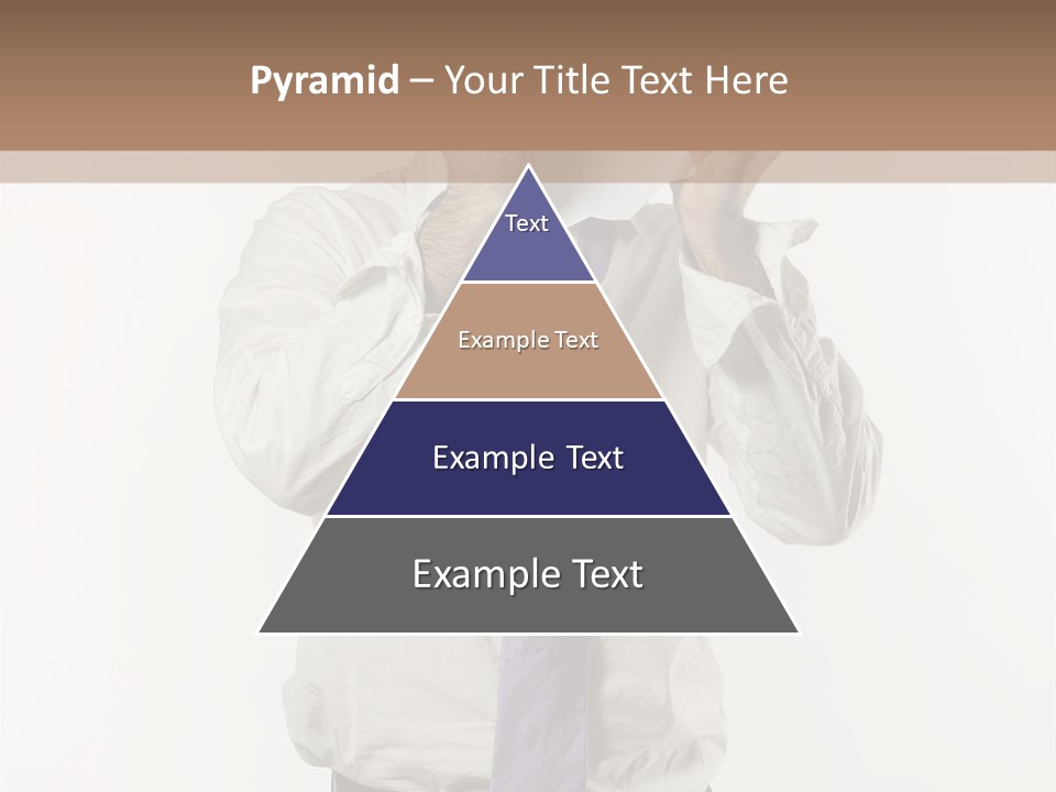Blank Unkempt Man PowerPoint Template
