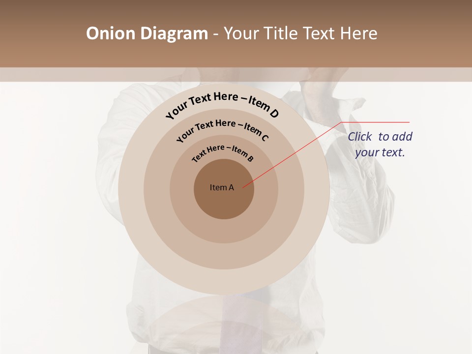 Blank Unkempt Man PowerPoint Template