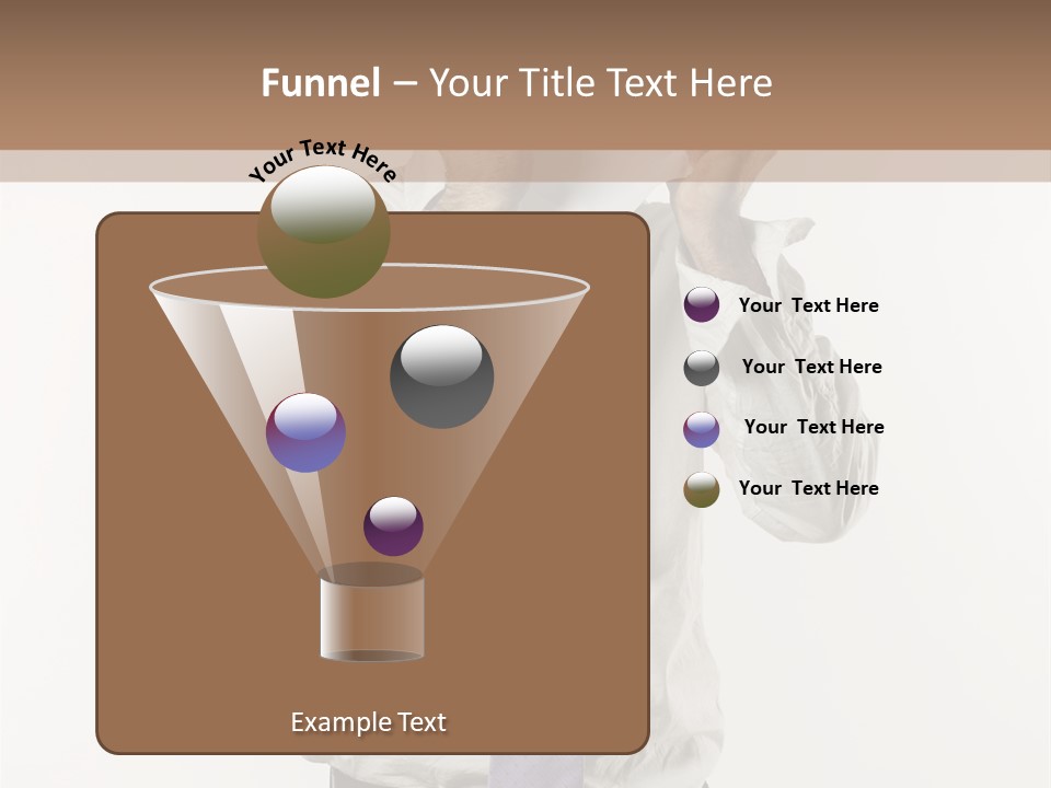 Blank Unkempt Man PowerPoint Template