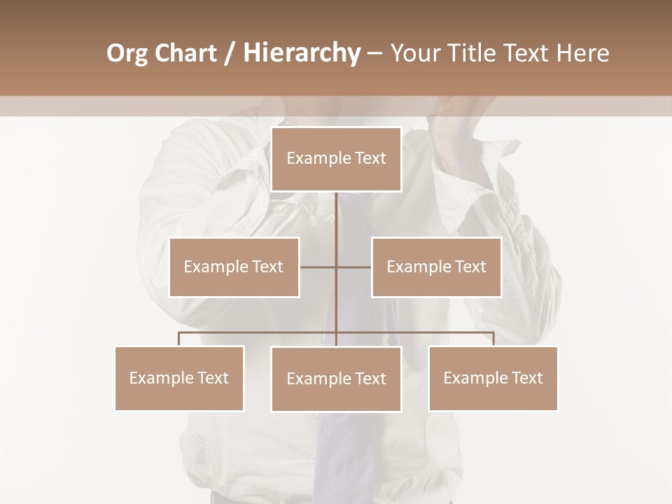 Blank Unkempt Man PowerPoint Template