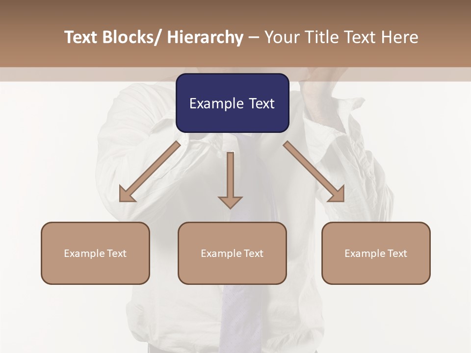Blank Unkempt Man PowerPoint Template