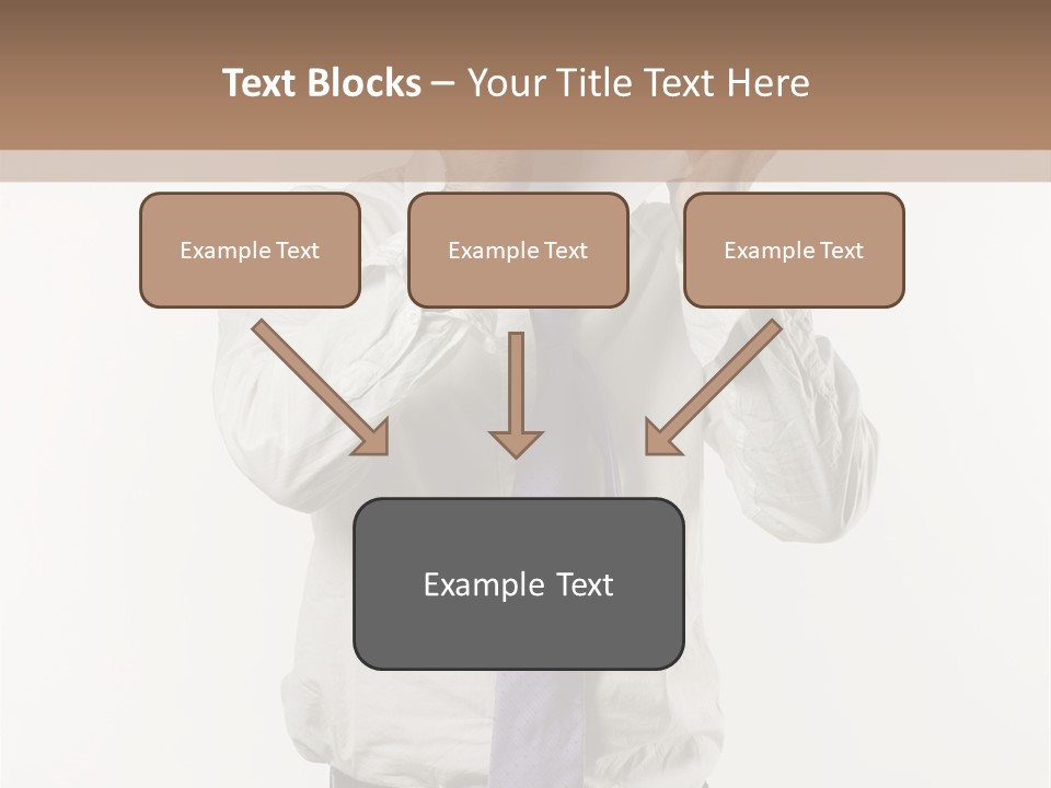 Blank Unkempt Man PowerPoint Template