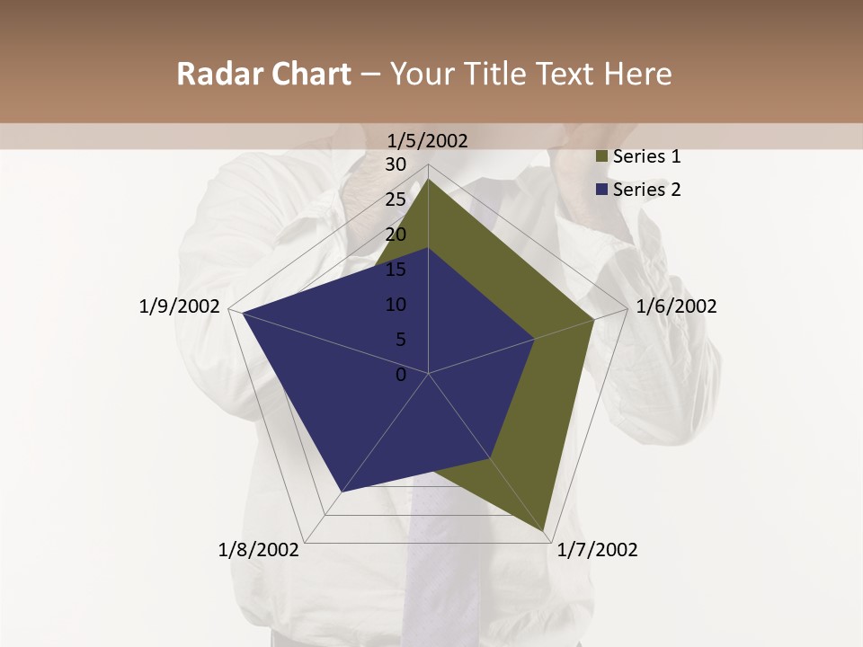 Blank Unkempt Man PowerPoint Template