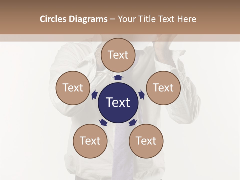 Blank Unkempt Man PowerPoint Template