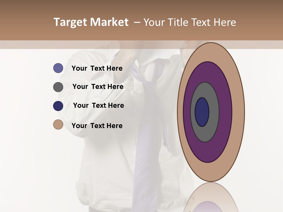 Blank Unkempt Man PowerPoint Template