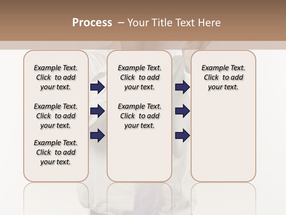 Blank Unkempt Man PowerPoint Template