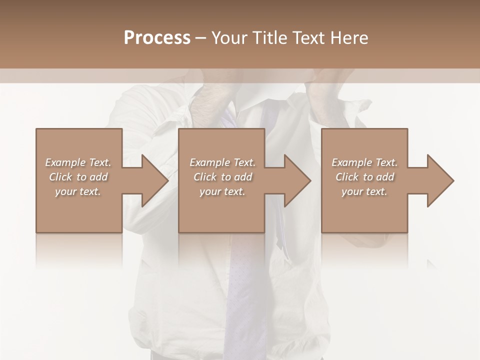 Blank Unkempt Man PowerPoint Template