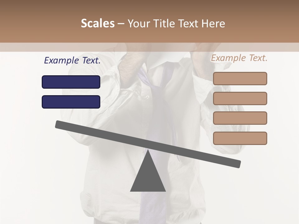 Blank Unkempt Man PowerPoint Template