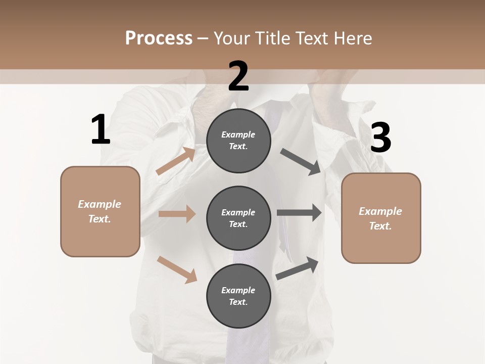 Blank Unkempt Man PowerPoint Template