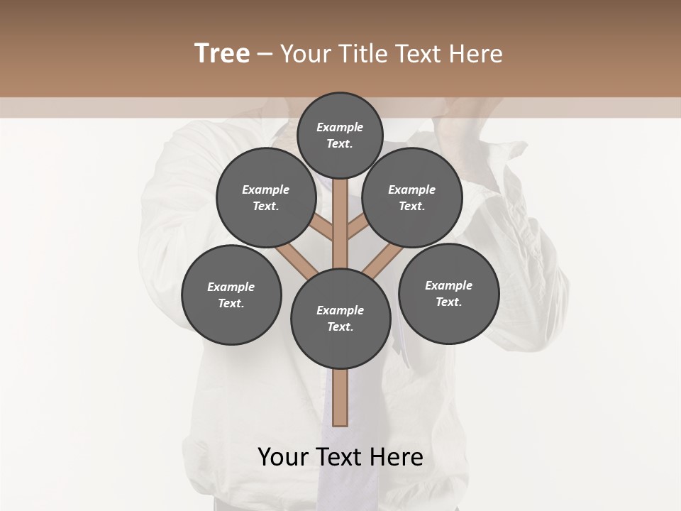 Blank Unkempt Man PowerPoint Template