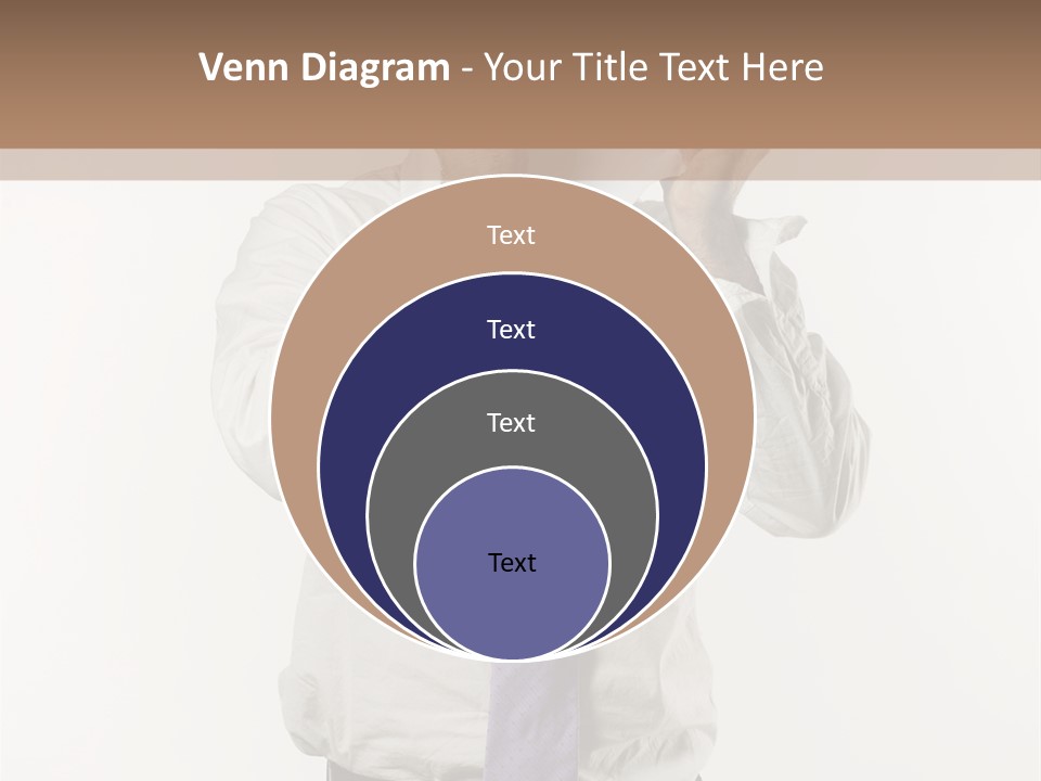 Blank Unkempt Man PowerPoint Template