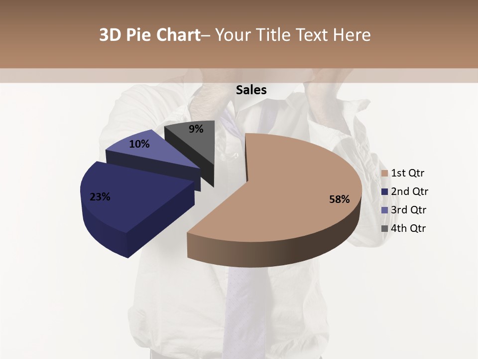 Blank Unkempt Man PowerPoint Template