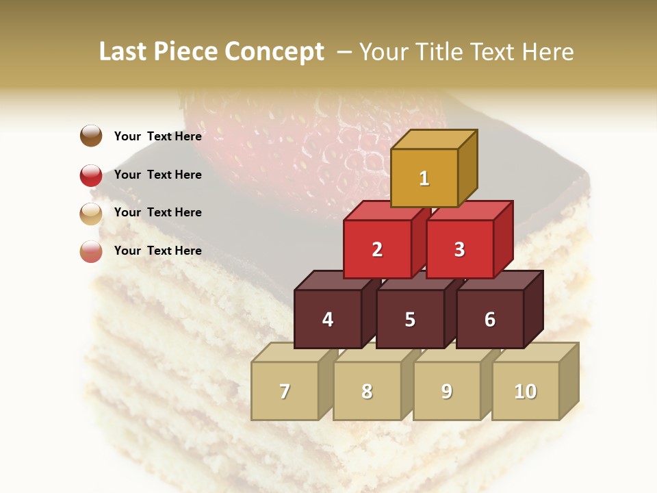 Isolated Slice Beautiful PowerPoint Template