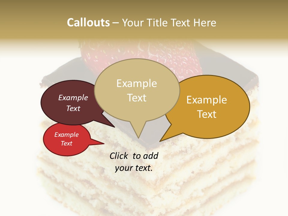 Isolated Slice Beautiful PowerPoint Template