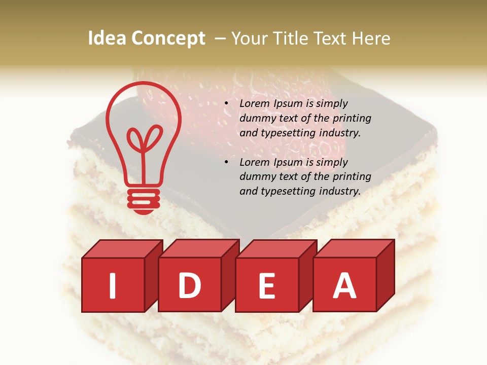 Isolated Slice Beautiful PowerPoint Template