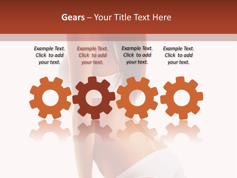 Fitness Beauty View PowerPoint Template