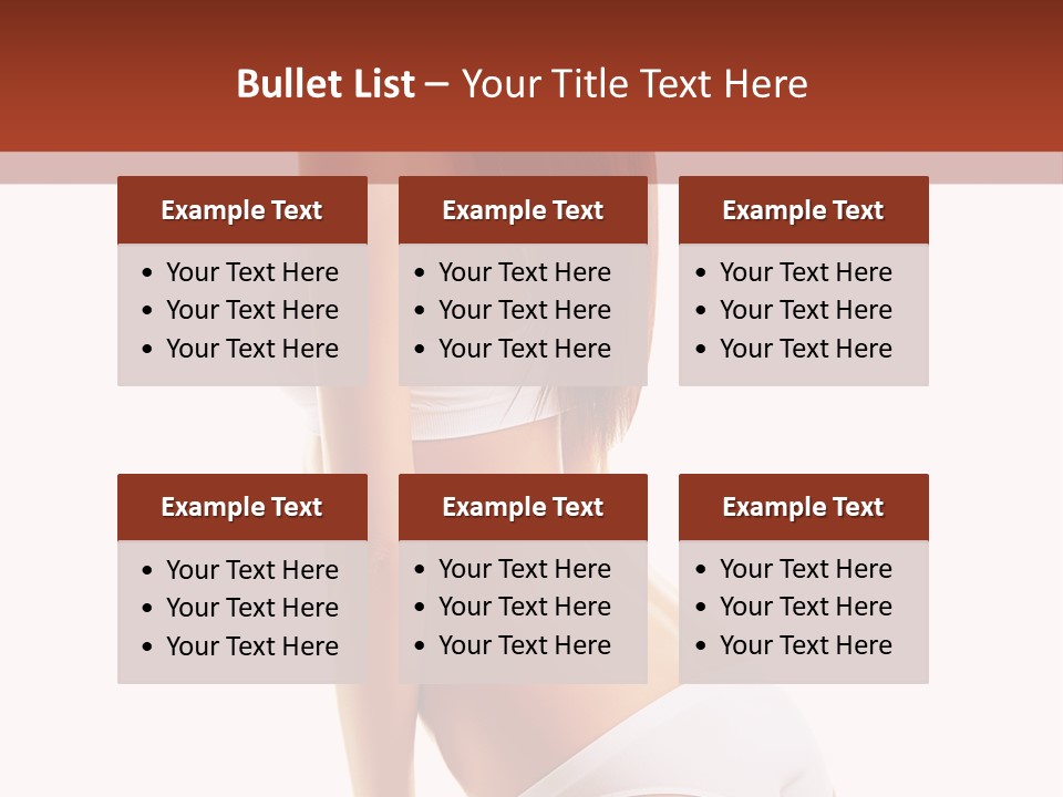 Fitness Beauty View PowerPoint Template